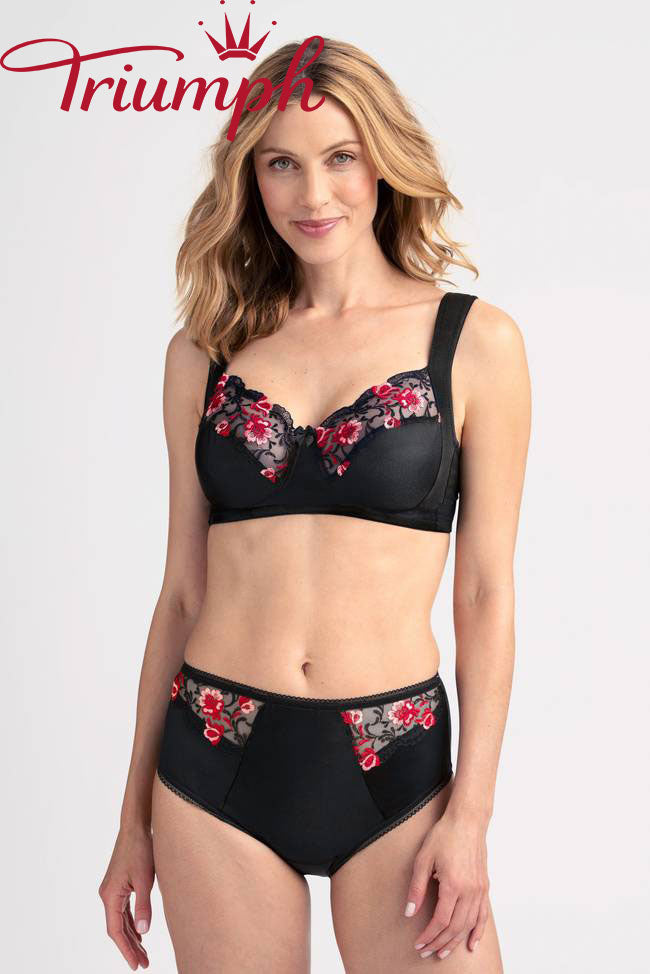 Triumph - 4 τεμάχια (75A-110F) 💝Εσώρουχα με κέντημα και λάστιχο2✨