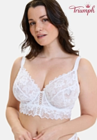 Triumph - (4 τεμάχια) Σέξι σουτιέν με δαντέλα και λάστιχο