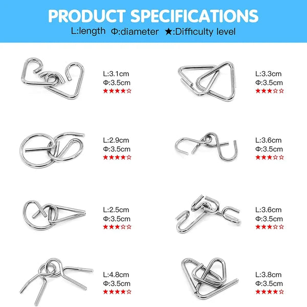 Σετ παιχνιδιών 16 τεμαχίων για το σπάσιμο των δαχτυλιδιών