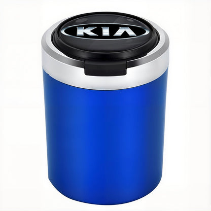 Σταχτοδοχείο αυτοκινήτου με LED από ανοξείδωτο ατσάλι Woyuosn χωρίς καπνό