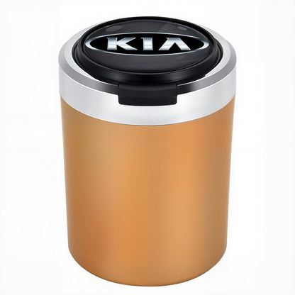 Σταχτοδοχείο αυτοκινήτου με LED από ανοξείδωτο ατσάλι Woyuosn χωρίς καπνό