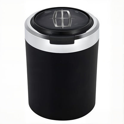 Σταχτοδοχείο αυτοκινήτου με LED από ανοξείδωτο ατσάλι Woyuosn χωρίς καπνό