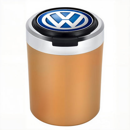 Σταχτοδοχείο αυτοκινήτου με LED από ανοξείδωτο ατσάλι Woyuosn χωρίς καπνό